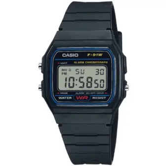 שעון יד דיגיטלי Casio F-91W-1DG (4)