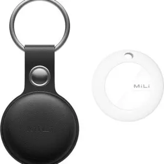 חיישן איתור MiTag מאושר Apple כולל נרתיק עור תג איתור מכשיר איתור